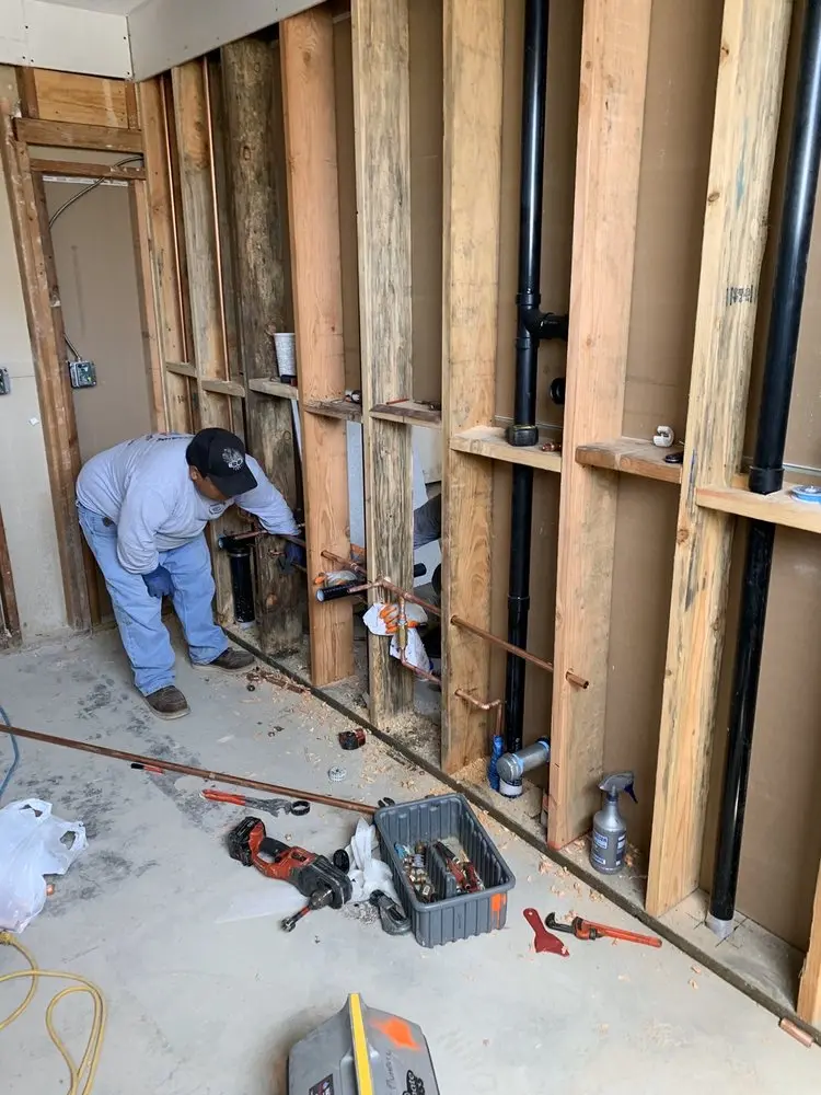 Commercial rough-in plumbing for Commercial Plumbing in Westfork